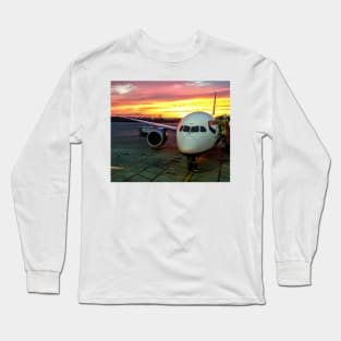 Airport Sunset Long Sleeve T-Shirt